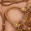 Miu Miu Vitello Shine Cammeo Satchel Bag