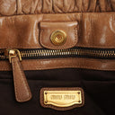 Miu Miu Vitello Shine Cammeo Satchel Bag