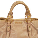 Miu Miu Vitello Shine Cammeo Tote Bag