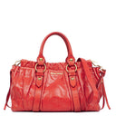 Miu Miu Vitello Shine Lacca Satchel Bag