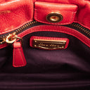 Miu Miu Vitello Shine Lacca Satchel Bag
