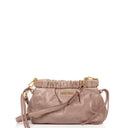 Miu Miu Vitello Shine Mughetto Crossbody Clutch Bag