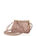 Miu Miu Vitello Shine Mughetto Crossbody Clutch Bag