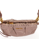 Miu Miu Vitello Shine Mughetto Crossbody Clutch Bag