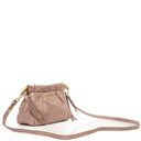 Miu Miu Vitello Shine Mughetto Crossbody Clutch Bag