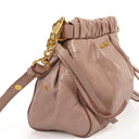 Miu Miu Vitello Shine Mughetto Crossbody Clutch Bag