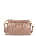 Miu Miu Vitello Shine Mughetto Crossbody Clutch Bag
