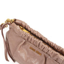Miu Miu Vitello Shine Mughetto Crossbody Clutch Bag