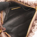 Miu Miu Vitello Shine Mughetto Crossbody Clutch Bag