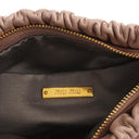 Miu Miu Vitello Shine Mughetto Crossbody Clutch Bag