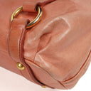 Miu Miu Vitello Shine Rosa Satchel Bag