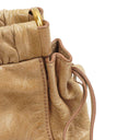 Miu Miu Vitello Shine Sabbia Satchel Bag