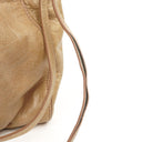 Miu Miu Vitello Shine Sabbia Satchel Bag