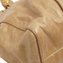 Miu Miu Vitello Shine Sabbia Satchel Bag