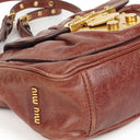 Miu Miu Vitello Twist Sandalo Crossbody Bag