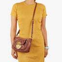 Miu Miu Vitello Twist Sandalo Crossbody Bag