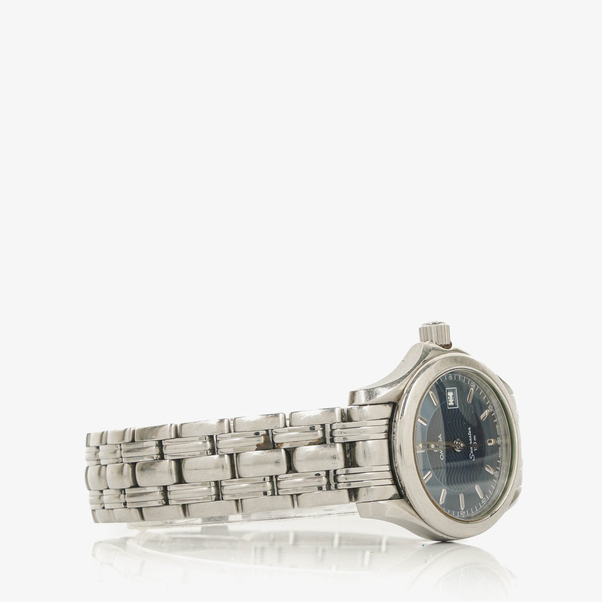 Omega Seamaster 120M Stainless Steel 30mm Blue Quartz Watch