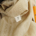 Prada Beige/Caramel Brown Canvas And Leather Shoulder Bag