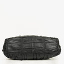 Prada Black Nappa Gaufre Leather Satchel Bag