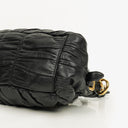 Prada Black Nappa Gaufre Leather Satchel Bag