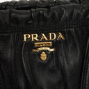 Prada Black Nappa Gaufre Leather Satchel Bag