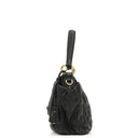 Prada Black Nero Dressy Gaufre Flap Bag