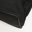 Prada Black Tessuto and Saffiano Leather Shoulder Bag
