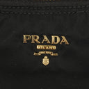 Prada Black Tessuto and Saffiano Leather Shoulder Bag
