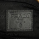 Prada Black Tessuto and Saffiano Leather Shoulder Bag