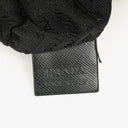 Prada Black Tessuto and Saffiano Leather Shoulder Bag