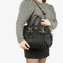 Prada Black Tessuto Gaufre Nylon Bag
