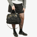 Prada Black Tessuto Gaufre Nylon Bag