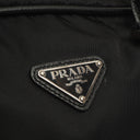 Prada Black Tessuto Nylon And Saffiano Leather Nero Duffle Bag