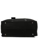 Prada Black Tessuto Nylon And Saffiano Leather Nero Duffle Bag