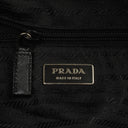 Prada Black Tessuto Nylon And Saffiano Leather Nero Duffle Bag