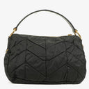 Prada Black Tessuto Nylon Chevron Quilted Shoulder Bag