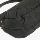 Prada Black Tessuto Nylon Chevron Quilted Shoulder Bag
