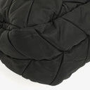 Prada Black Tessuto Nylon Chevron Quilted Shoulder Bag