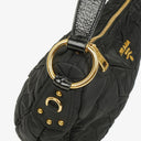 Prada Black Tessuto Nylon Chevron Quilted Shoulder Bag