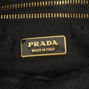 Prada Black Tessuto Nylon Chevron Quilted Shoulder Bag