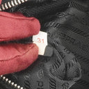Prada Black Tessuto Nylon Shoulder Bag