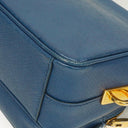 Prada Bleuette Saffiano Lux Double Zip Crossbody Bag