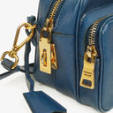Prada Bleuette Saffiano Lux Double Zip Crossbody Bag