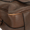 Prada Brown Cervo Leather Satchel Bag