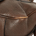 Prada Brown Cervo Leather Satchel Bag
