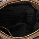 Prada Brown Cervo Leather Satchel Bag