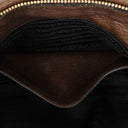 Prada Brown Cervo Leather Satchel Bag