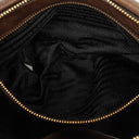 Prada Brown Cervo Leather Satchel Bag