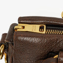 Prada Brown Cervo Leather Satchel Bag