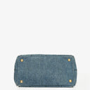 Prada Denim Logo Tote Bag